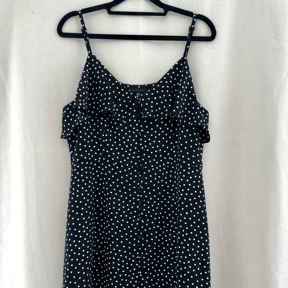 Sanctuary Black and White Polka Dot Dress
